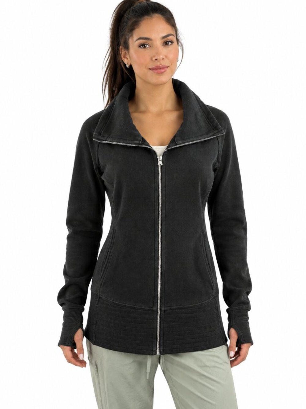 lululemon Radiant Jacket II Black Casual Athleisure Travel Size 8